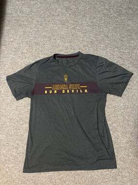 Colosseum Arizona State Sun Devils Heather Grey Performance T-Shirt